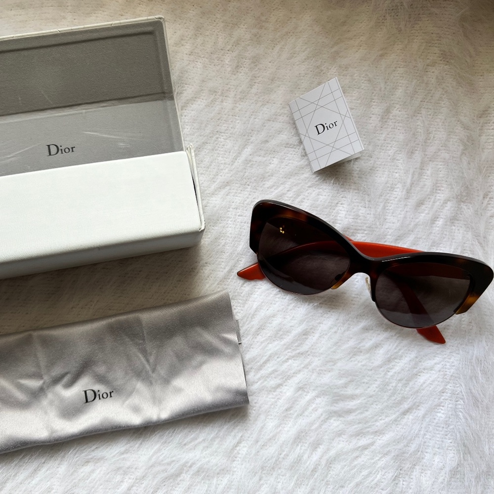 Christian Dior Envol 1/S Sunglasses - Havana Orange/Brown